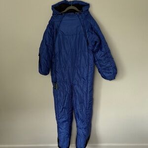 Selk’Bag Lite wearable sleeping bag Kids size K2 4’8”-5’1” Blue cozy camp wear